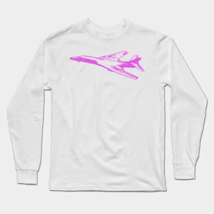 Rockwell B-1 Lancer - Pink Design Long Sleeve T-Shirt